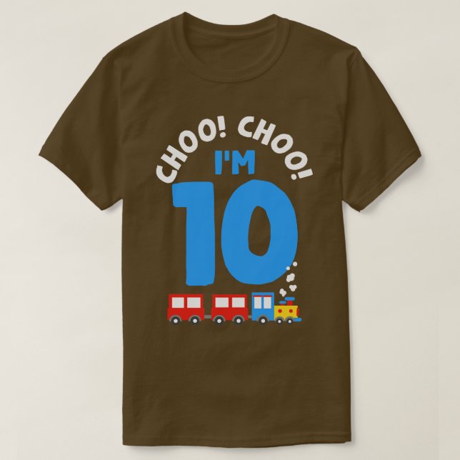 Camiseta 10º aniversário Choo Choo Train (Frente do Design)