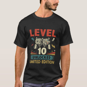 Camiseta 10º Aniversário Dabbing Unicorn Party Gift 10 Anos