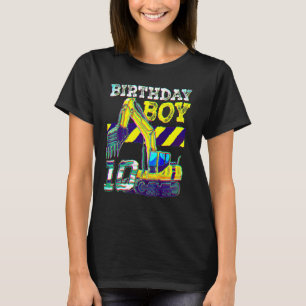 Camiseta 10º Aniversário de Construção de Caminhão 10 Anos