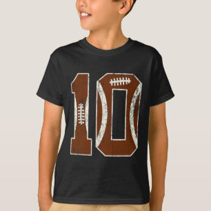 Camiseta 10º Aniversário do Futebol Amantes do Bdy Boy 10 A