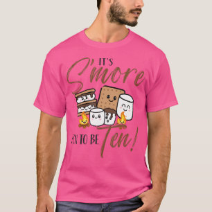 Camiseta 10º Aniversário Do Marshmallow, É Mais Divertido