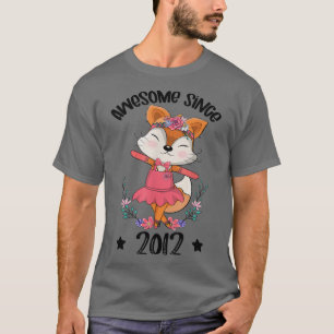 Camiseta 10º Aniversário Feixes Com Mais De 10 Anos De Idad