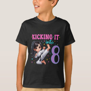 Camiseta 10º aniversário Festa de Artes Marciais Karate Tae