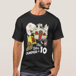Camiseta 10º Aniversário Meninas Esta Pequena Campanha É Ag