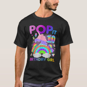 Camiseta 10º Aniversário Pop De Brinquedos De Aniversári