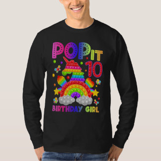 Camiseta 10º Aniversário Pop de Brinquedos Fidget