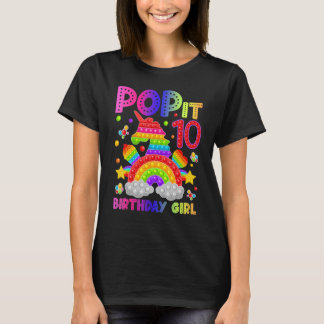 Camiseta 10º Aniversário Pop de Brinquedos Fidget