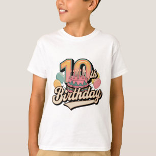 Camiseta 10º Aniversário Vintage T-Shirt