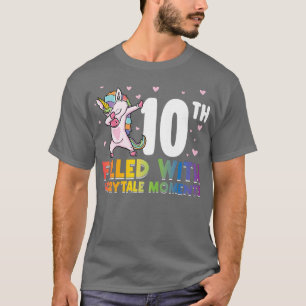 Camiseta 10º cheio de momentos de conto de fadas no dia