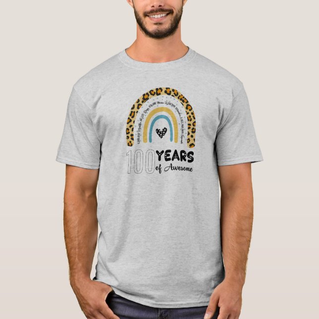 Camiseta 100º aniversário, 100º aniversário, 100º aniversár (Frente)