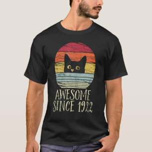 Camiseta 100º aniversário incrível desde 1922 100 anos