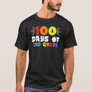 Camiseta 100º Dia Aluno da Segunda Série Professor 100 Dias