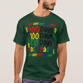 Camiseta 100º Dia Da Escola 1ruas Meninas Estudantes T