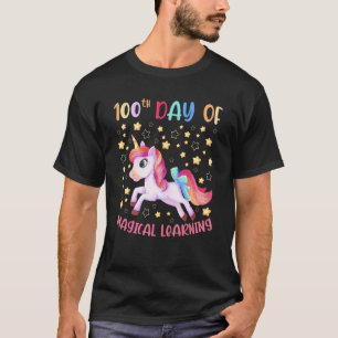 Camiseta 100º Dia da Escola de Ensino Mágico Unicórnio