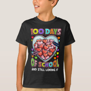 Camiseta 100º Dia Da Escola E Ainda A Amo 100 Dias