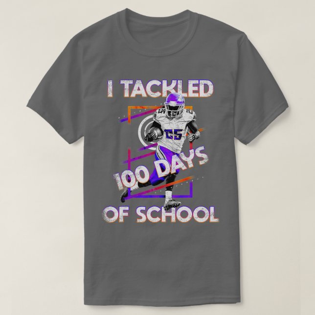 Camiseta 100º Dia da Escola - Eu Envolvi 100 Dias De Escola (Frente do Design)
