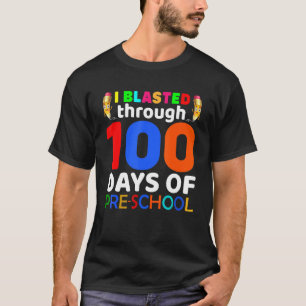 Camiseta 100º Dia da Escola Eu Explodi Por 100 Dias de