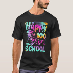 Camiseta 100º Dia da Escola para Professores e Crianças Fel