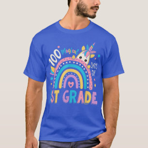 Camiseta 100º Dia da Escola Unicórnio 100 Dias Mágicos 1rua