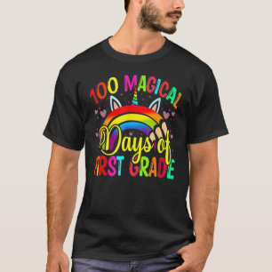 Camiseta 100º Dia da Escola Unicórnio 100 Dias Mágicos Prim