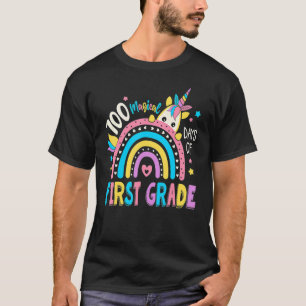 Camiseta 100º Dia da Escola Unicórnio 100 Dias Mágicos Prim