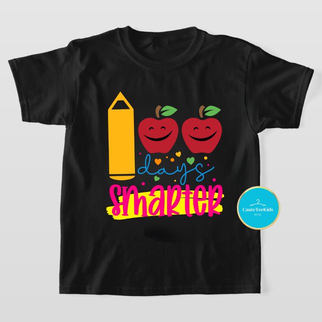 Camiseta 100º Dia da Escola | Voltar ao T-Shirt escolar (Criador carregado)