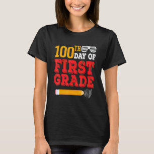 Camiseta 100º Dia Da Primeira Série 100 Dias De Professora
