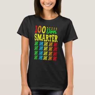 Camiseta 100º Dia De Aula Professor Criança Feliz 100 Da