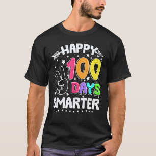 Camiseta 100º Dia De Aula Professor Crianças Criança 100 Di