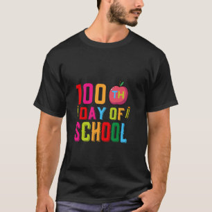 Camiseta 100º Dia De Aula Professora E Aluno Jardim De Infâ
