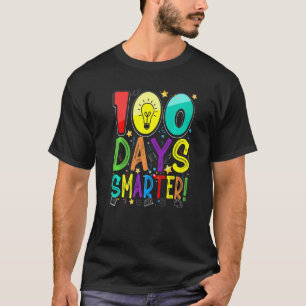 Camiseta 100º Dia De Escola 100 Dias Mais Inteligente Profe