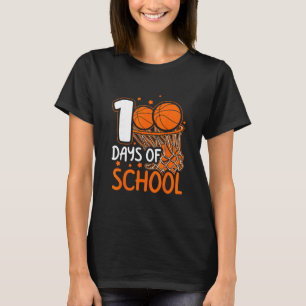 Camiseta 100º Dia De Escola Crianças Esqueleto 100 Dias De
