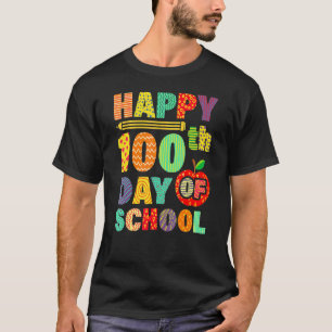 Camiseta 100º Dia De Escola Professores Crianças Criança Fe