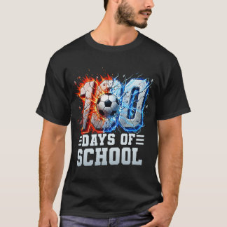 Camiseta 100º Dia De Futebol Escolar 100 Dias De Escola Men