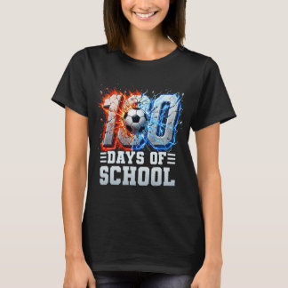 Camiseta 100º Dia De Futebol Escolar 100 Dias De Meninos Es