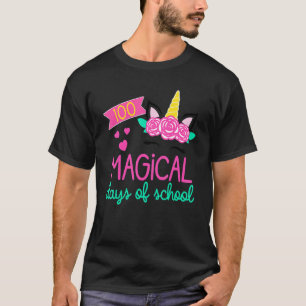 Camiseta 100º Dia De Jardim De Infância Para Meninas 100 D