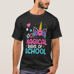 Camiseta 100º Dia De Jardim De Infância Para Meninas 100 Da