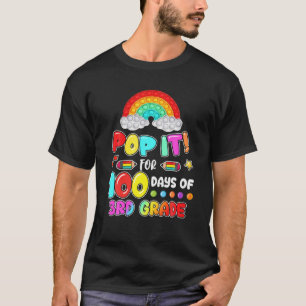 Camiseta 100º Dia De Pop Escolar 100 Dias De 3º Grau F