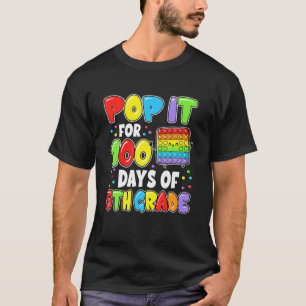 Camiseta 100º Dia De Pop Escolar 100 Dias De 5 Grau F