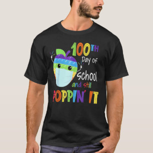 Camiseta 100º Dia De Professora Escolar 100 Dias Mais Intel