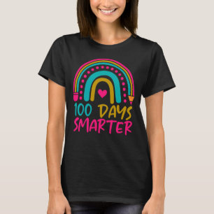 Camiseta 100º Dia De Professora Escolar 100 Dias Mais Intel