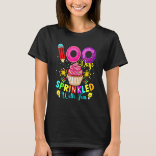 Camiseta 100º Dia De Professora Escolar 100 Dias Mais Intel