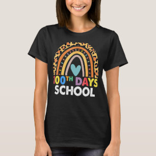 Camiseta 100º Dia De Professora Escolar 100 Dias Mais Intel