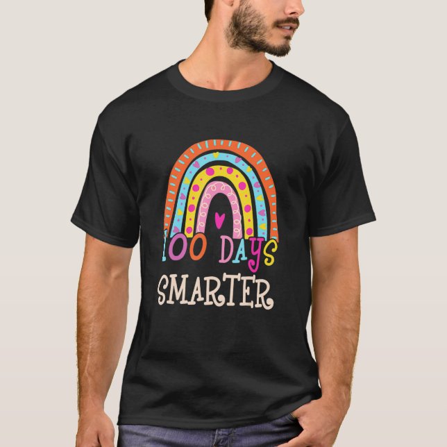 Camiseta 100º Dia De Professora Escolar 100 Dias Mais Intel (Frente)