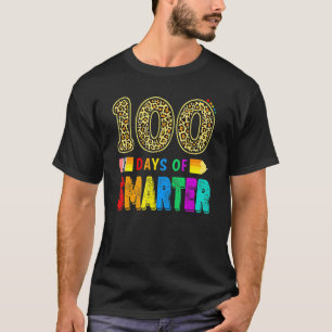Camiseta 100º Dia De Professora Escolar 100 Dias Mais Intel