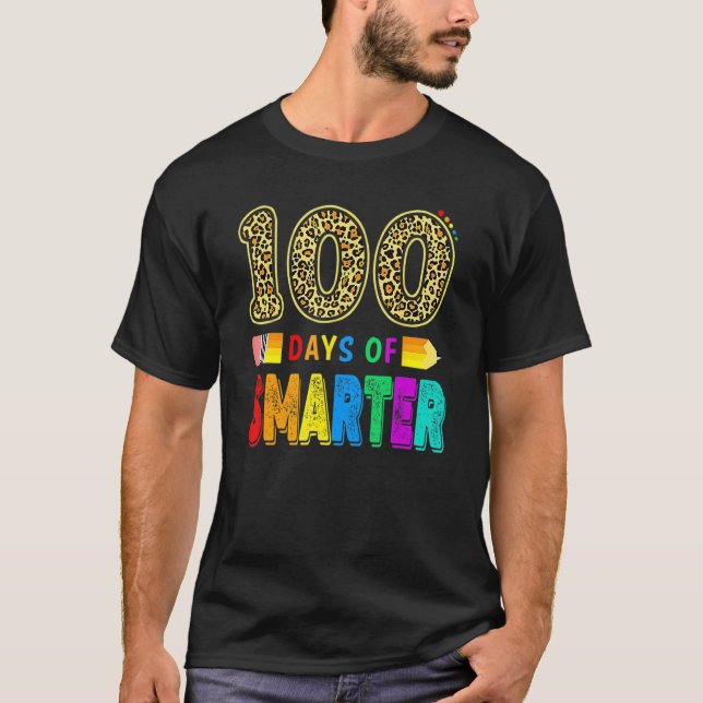 Camiseta 100º Dia De Professora Escolar 100 Dias Mais Intel (Frente)