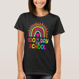 Camiseta 100º Dia De Professora Escolar 100 Dias Mais Intel