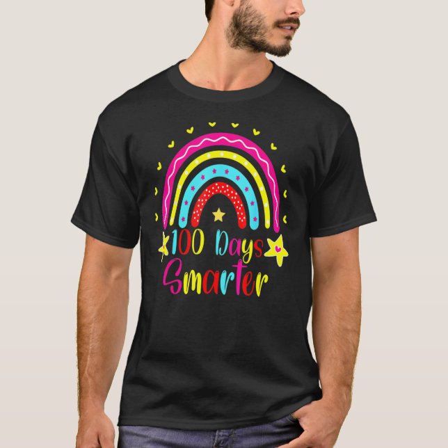 Camiseta 100º Dia De Professora Escolar 100 Dias Mais Intel (Frente)