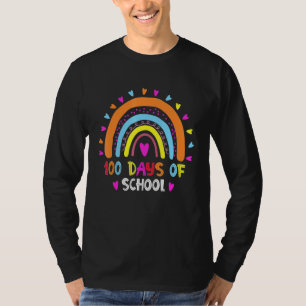 Camiseta 100º Dia De Professora Escolar 100 Dias Mais Intel