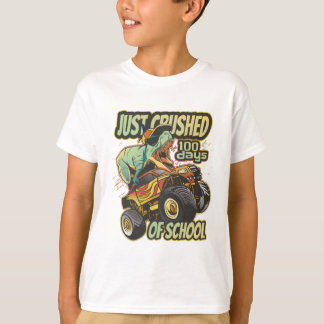 Camiseta 100º Dia de Professores Crianças Felizes 100 Dias